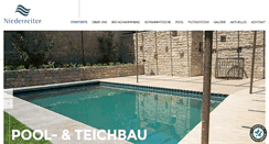 Desktop Screenshot of niederreiter-teichbau.at